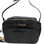 Bolsa Couro Classe Couro ref. 2454 Preta verniz