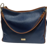 Bolsa Couro Lastucci ref.2333 Azul Escuro