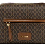 Bolsa Classe Couro ref.3476 canvas marrom