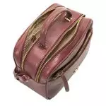 Bolsa Classe Couro ref. 3310 Vinho - Imagem 3