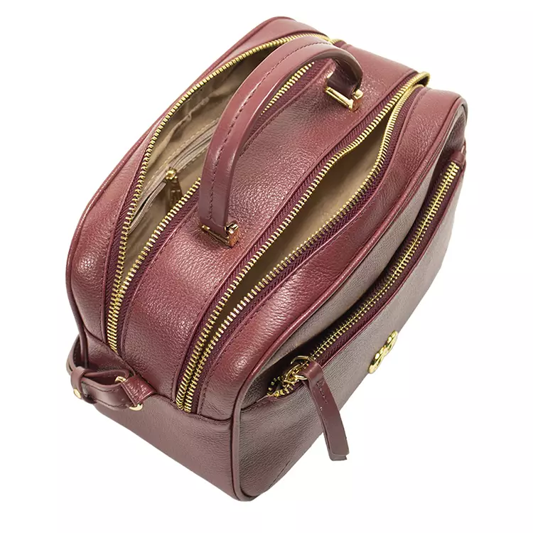 Bolsa Classe Couro ref. 3310 Vinho - Imagem 3